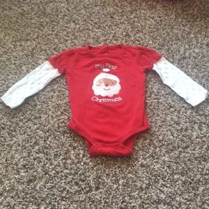 My first Christmas onesie